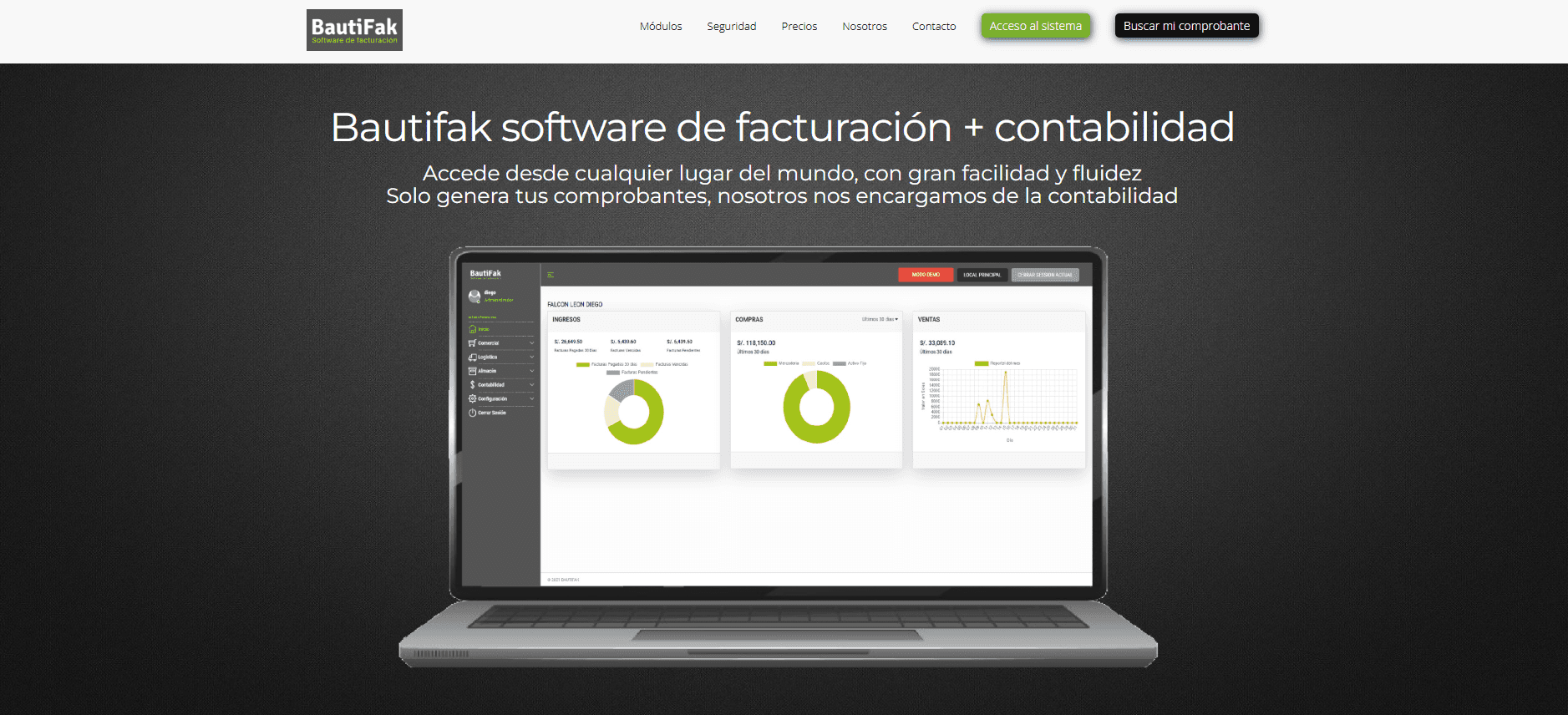 Landing Page - Facturación Electrónica Perú