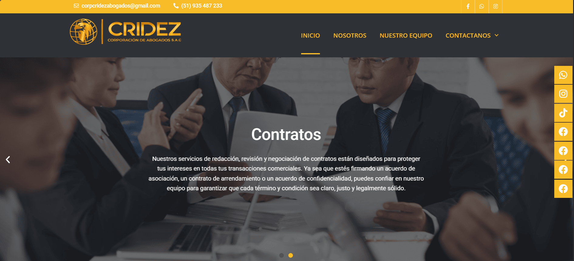 Cridez Web Servicios Legales